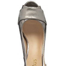 Load image into Gallery viewer, Lotus Stellar Gunmetal Peep Toe Slingback Platform Shoe - Boutique on the Green 
