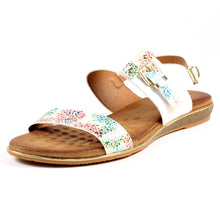 Load image into Gallery viewer, Lunar Horton Speckled Double Strap &amp; Buckle Open Toe Sandal - Boutique on the Green 
