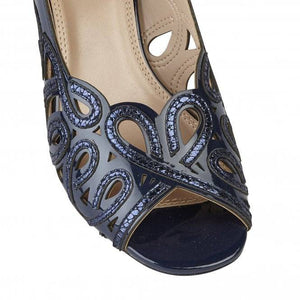 Buty Lotus Marianna Cornelli ze szczegółowymi szczegółami na obcasie z odkrytymi palcami i bez pięty