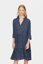 Load image into Gallery viewer, Saint Tropez EdaSZ Printed Elbow Fluted Sleeve Woven Tiered Hem Dress - Boutique on the Green 
