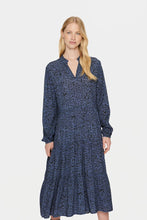 Load image into Gallery viewer, Saint Tropez EdaSZ Printed Long Sleeve Tiered Hem Woven Midi Dress - Boutique on the Green 
