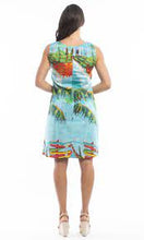 Load image into Gallery viewer, Orientique Plage De Tahiti Organic Cotton Printed Reversible Shift Dress - Boutique on the Green 
