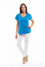Load image into Gallery viewer, Orientique Pure Organic Cotton Scoop Neck T-Shirt
