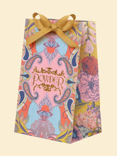 Load image into Gallery viewer, Powder Bernadette Folk Art Floral Faux Suede Gloves - Navy - Boutique on the Green 
