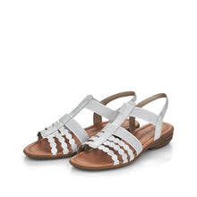 Load image into Gallery viewer, Remonte Ice Shimmer Elasticated T-Bar Open Toe Sandal - Boutique on the Green 
