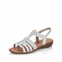 Load image into Gallery viewer, Remonte Ice Shimmer Elasticated T-Bar Open Toe Sandal - Boutique on the Green 
