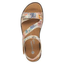 Load image into Gallery viewer, Remonte Leather Multi Colour &amp; Multi Velcro Comfort Sandal
