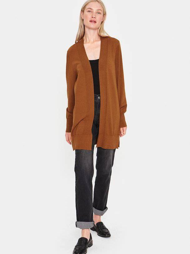 Saint Tropez Casandra Edge To Edge Fine Knit Cardigan for women