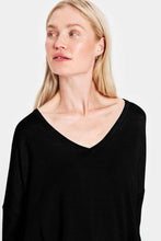 Load image into Gallery viewer, Saint Tropez Mila 3/4 Batwing Fine Knit Jumper With V-Neck

