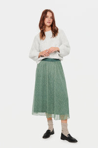 Saint Tropez ToralSZ Chiffon Printed Midi Skirt - Boutique on the Green 