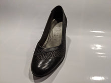 Load image into Gallery viewer, Shimmer textured black mid heel court shoe - Boutique on the Green 
