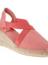 Toni Pons Ter Vegan Closed Toe Linen Wedge Espadrille