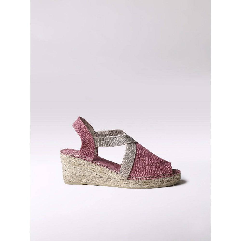 Vegan Peep Toe Wedge Espadrille | Boutique on the Green