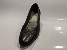 Load image into Gallery viewer, Shimmer textured black mid heel court shoe - Boutique on the Green

