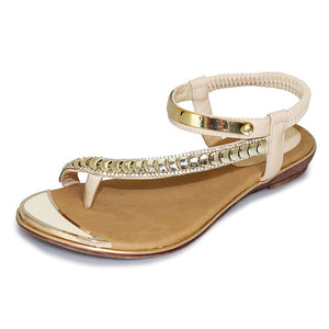 Asia Toe Loop Gemstone Sandal - Boutique on the Green