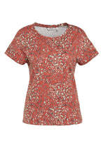 Load image into Gallery viewer, Short Sleeve Leopard Jersey T-Shirt - Boutique on the Green
