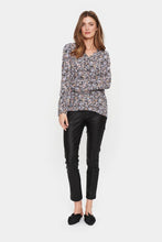 Load image into Gallery viewer, Saint Tropez Eda Long Sleeve Open Collar Printed Shirt - Boutique on the Green
