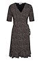 Load image into Gallery viewer, St Tropez Mina Black Spot Print Jersey Wrap Dress - Boutique on the Green
