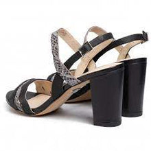 Load image into Gallery viewer, Caprice leather open toe block heel sandal - Boutique on the Green
