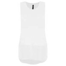 Load image into Gallery viewer, Foil White 100% Linen Longline Vest With Silk Hem Trim - Boutique on the Green
