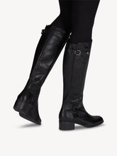 Load image into Gallery viewer, Leather Croc Trim &amp; Buckle Knee High Boot - Boutique on the Green
