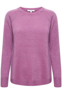 BYoung Malea Soft Fine Knit Jumper With Side Splits - Boutique on the Green
