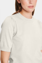Load image into Gallery viewer, Saint Tropez Milasz Ice Fine Knit Short Sleeve Jumper - Boutique on the Green 
