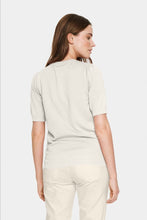 Load image into Gallery viewer, Saint Tropez Milasz Ice Fine Knit Short Sleeve Jumper - Boutique on the Green 
