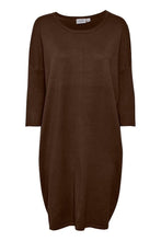 Load image into Gallery viewer, Saint Tropez Mila Fine Knit 3/4 Sleeve Jumper Dress - Boutique on the Green
