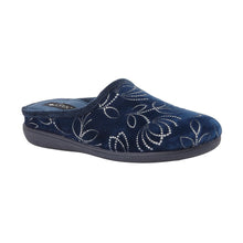 Load image into Gallery viewer, Elizabeth Metallic Embossed Design Mule Slipper - Boutique on the Green
