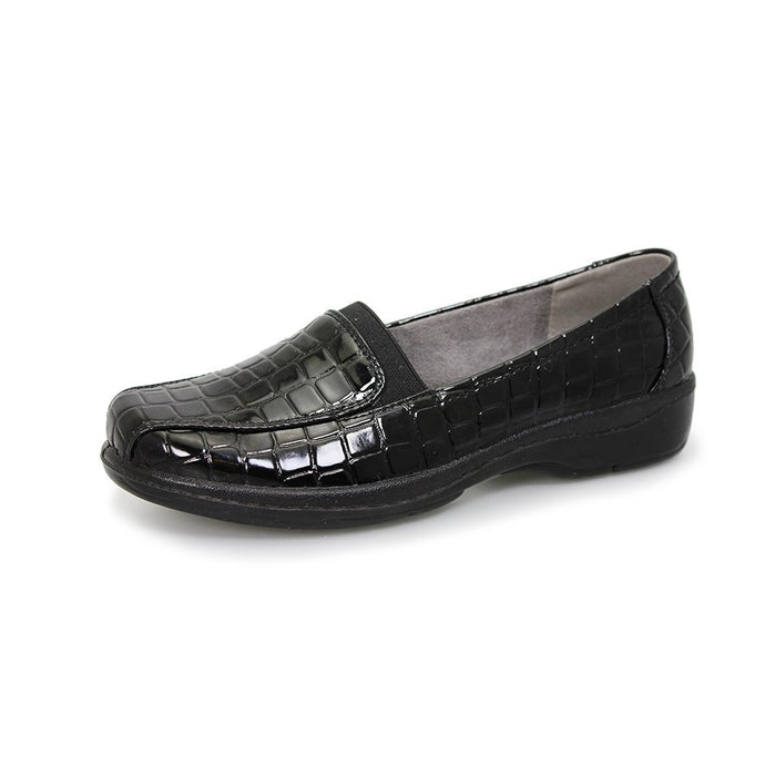 Nieve Patent Croc Loafer - Boutique on the Green