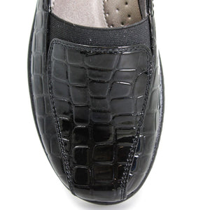 Nieve Patent Croc Loafer - Boutique on the Green