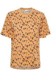 Ditsy Print Short Sleeve Woven Top - Boutique on the Green