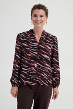 Load image into Gallery viewer, BYoung Ibine Printed Long Sleeve Button &amp; Open Collar Shirt - Boutique on the Green
