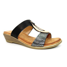 Load image into Gallery viewer, Pennita Slip On Wedge Mule - Boutique on the Green
