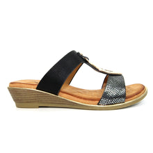 Load image into Gallery viewer, Pennita Slip On Wedge Mule - Boutique on the Green
