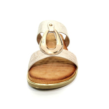 Load image into Gallery viewer, Lunar Pennita Slip On Low Wedge Mule Sandal - Boutique on the Green
