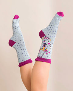 A-Z Bamboo Ankle Socks - T - Boutique on the Green