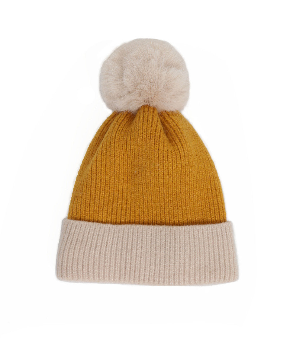 Bonnie Knitted Pom Pom Hat - Boutique on the Green