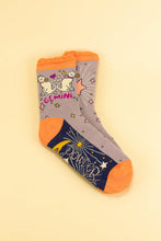 Load image into Gallery viewer, Bamboo Zodiac Gemini Ankle Socks - Boutique on the Green
