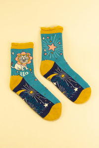 Bamboo Zodiac Leo Ankle Socks - Boutique on the Green