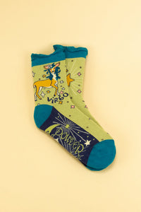 Bamboo Zodiac Virgo Ankle Socks - Boutique on the Green