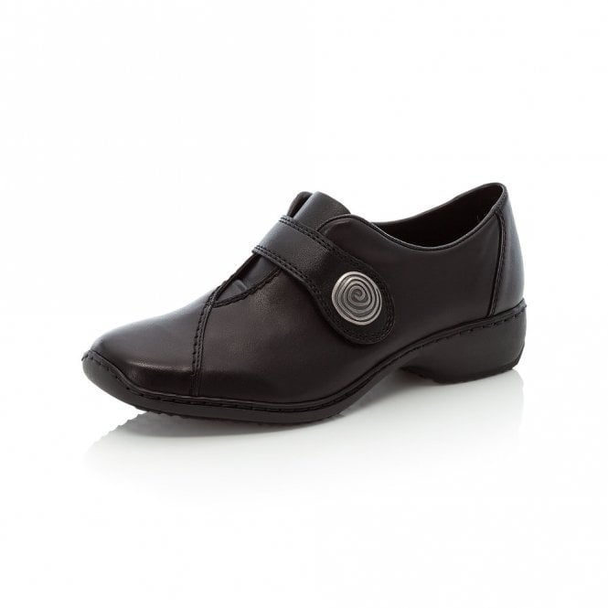 Leather Velcro Strap Comfort Shoe - Boutique on the Green