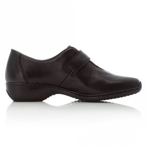 Leather Velcro Strap Comfort Shoe - Boutique on the Green