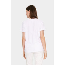 Load image into Gallery viewer, Saint Tropez Tovasz Bright White 100% Cotton Front Slogan Short Sleeve T-Shirt - Boutique on the Green 
