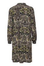 Load image into Gallery viewer, BYoung Josa Printed V-Neck &amp; Tie Long Sleeve Tunic Dress - Boutique on the Green
