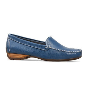 Van Dal leather grain moccasin slip on loafer - Boutique on the Green
